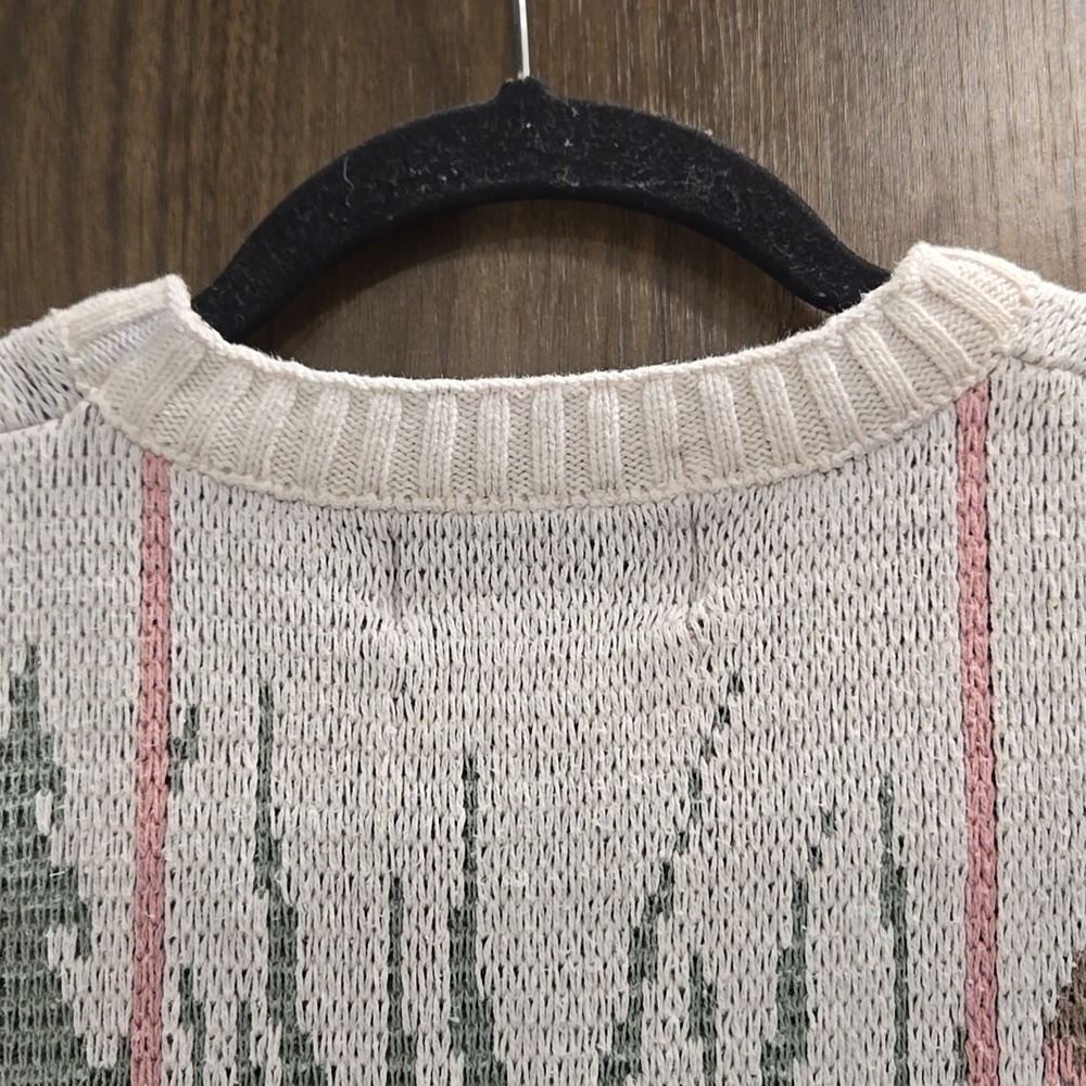 Vintage Pacific Coast Novelty Golf Pull-Over V-neck Sweater Vest-Size Large - Picture 10 of 17